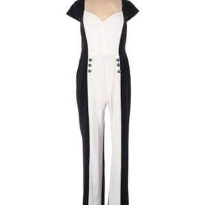 Venus Black and white jumpsuit